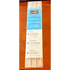 Stampin Up! Blender Pens Set Of 3 Acid-Free & Xylene-Free Dual-Tipped Pen NEW